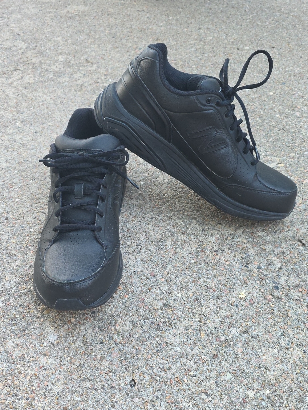 New Balance 928 MW928BK Black Walking Athletic Shoes W/ Rollbar Graphite Size 13
